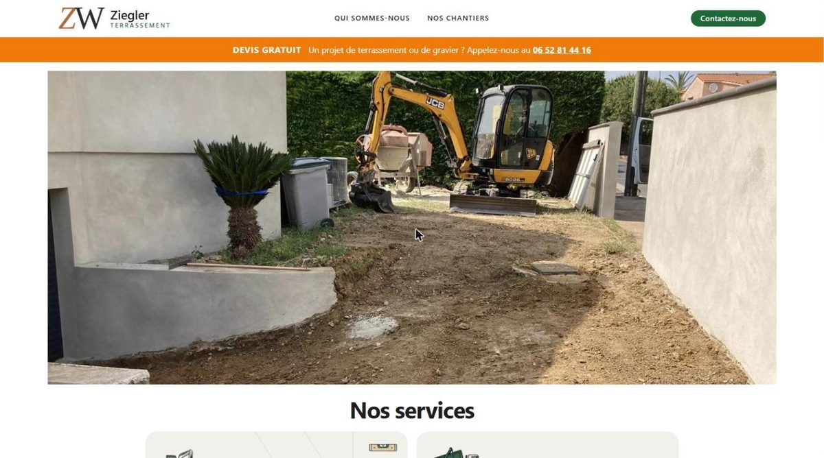 Site Ziegler Terrassement